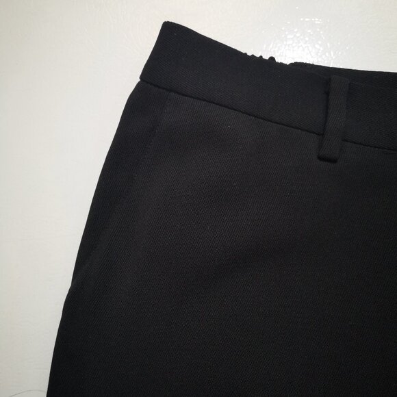 Lauren Ralph Lauren Ladies Size 16W Black Straight Legs 100% Wool Dress Pants - Picture 8 of 12